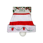 Christmas Battery Operated Dress-Up Santa Hat with Flashing light
